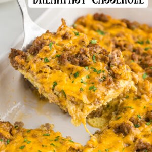 Easy sausage breakfast casserole