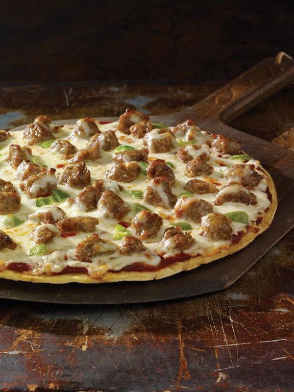 Easy sausage pizza