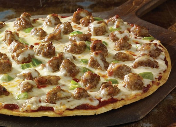 Easy sausage pizza