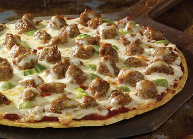 Easy sausage pizza