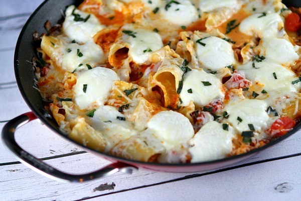 Easy skillet lasagna