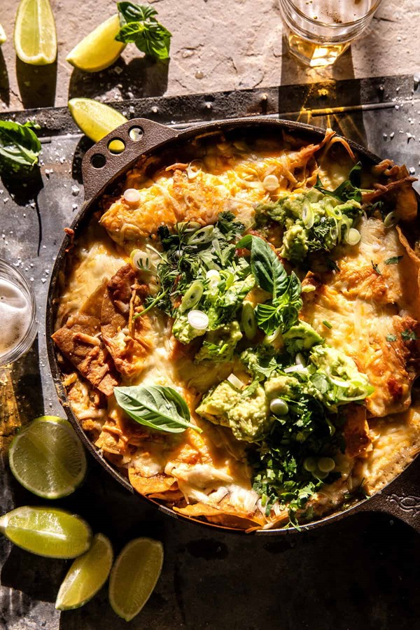 Easy skillet Mexican lasagna