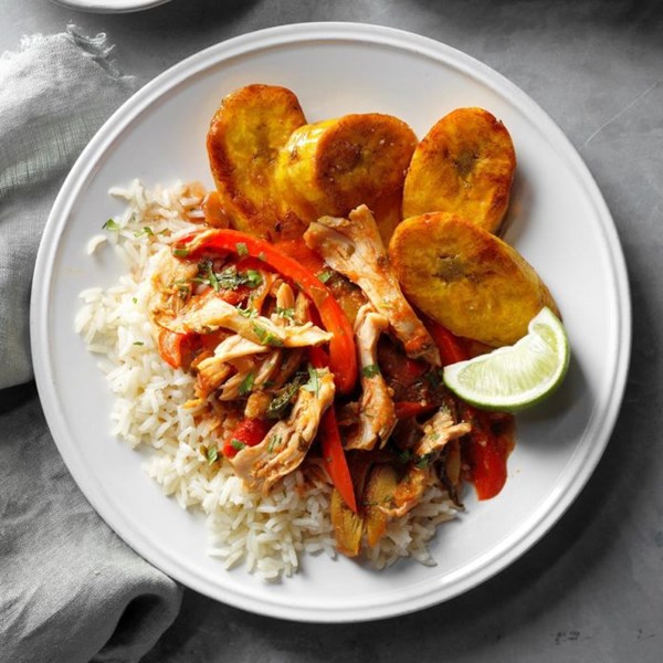 Easy slow-cooker chicken ropa vieja