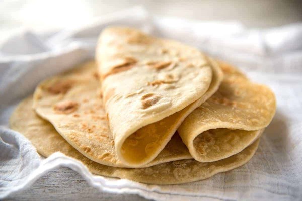 Easy soft flatbread (no yeast)