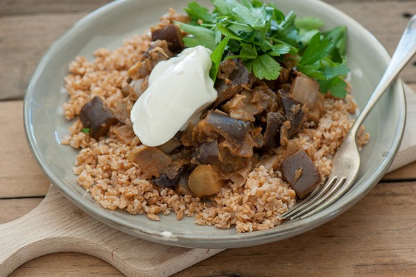 Easy spiced eggplant