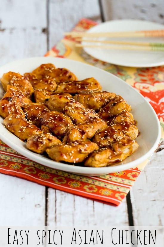 Easy spicy Asian chicken