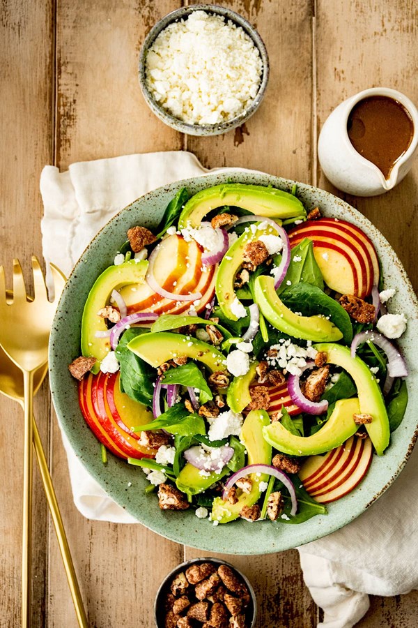 Easy spinach salad
