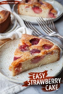 Easy strawberry cake