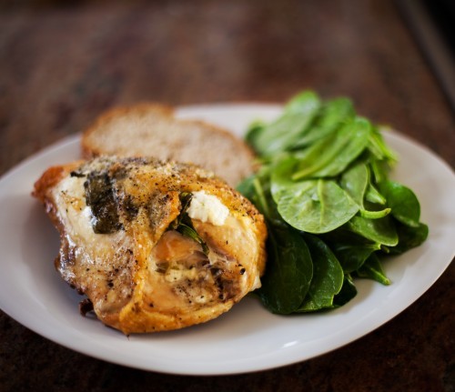 Easy stuffed chicken