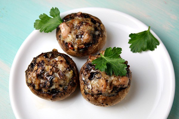 Easy stuffed mushrooms