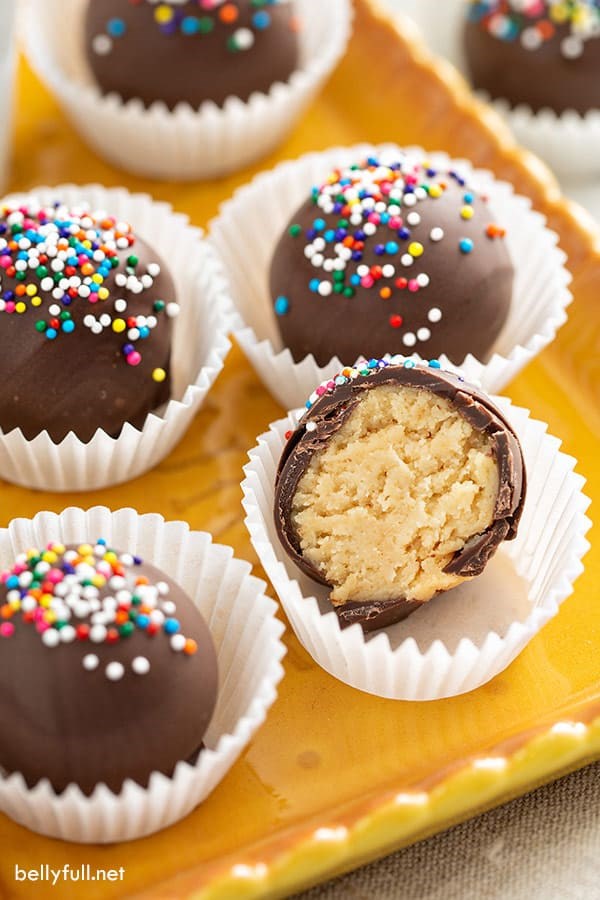 Easy sugar cookie truffles