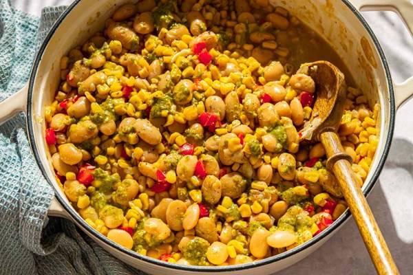 Easy summer succotash