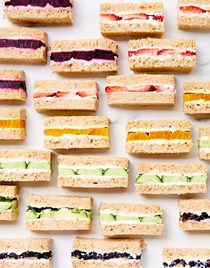 Easy sweet savory tea sandwiches