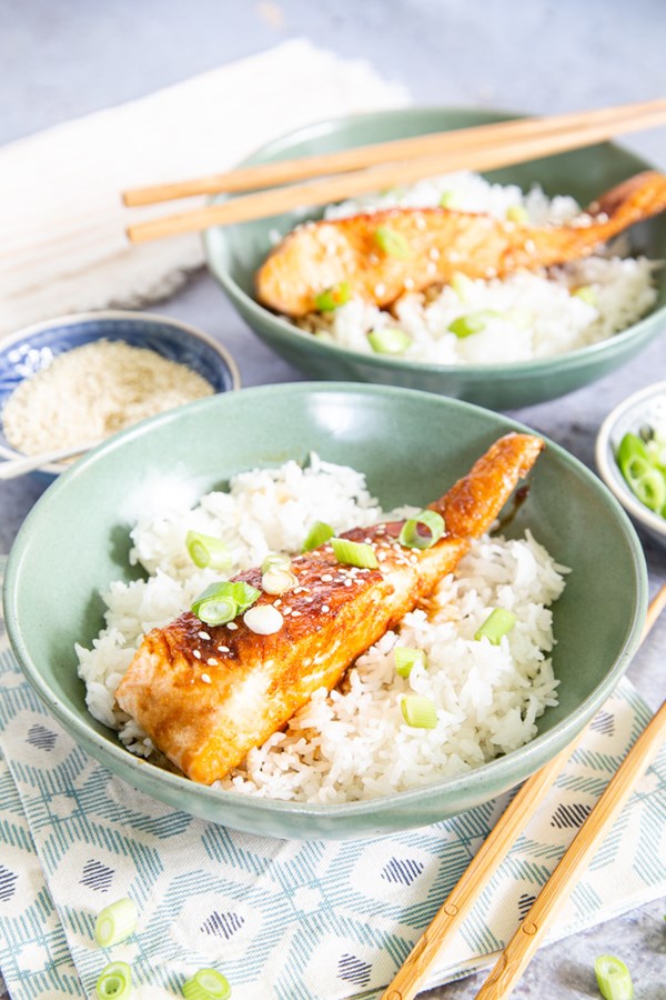 Easy teriyaki salmon