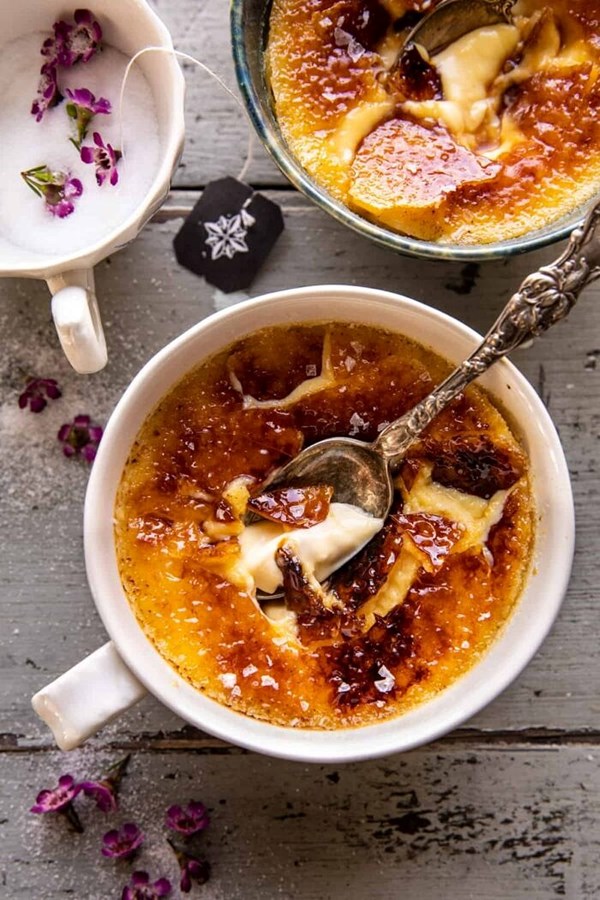 Easy vanilla Earl Grey crème brûlée