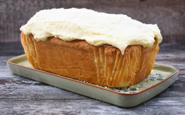 Easy vegan coconut loaf cake