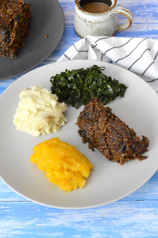 Easy vegan haggis