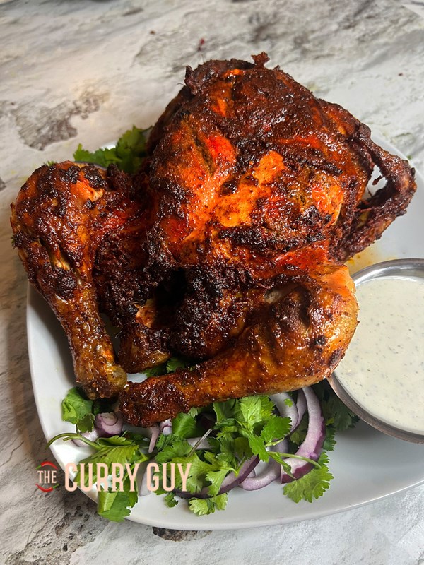 Easy whole tandoori chicken
