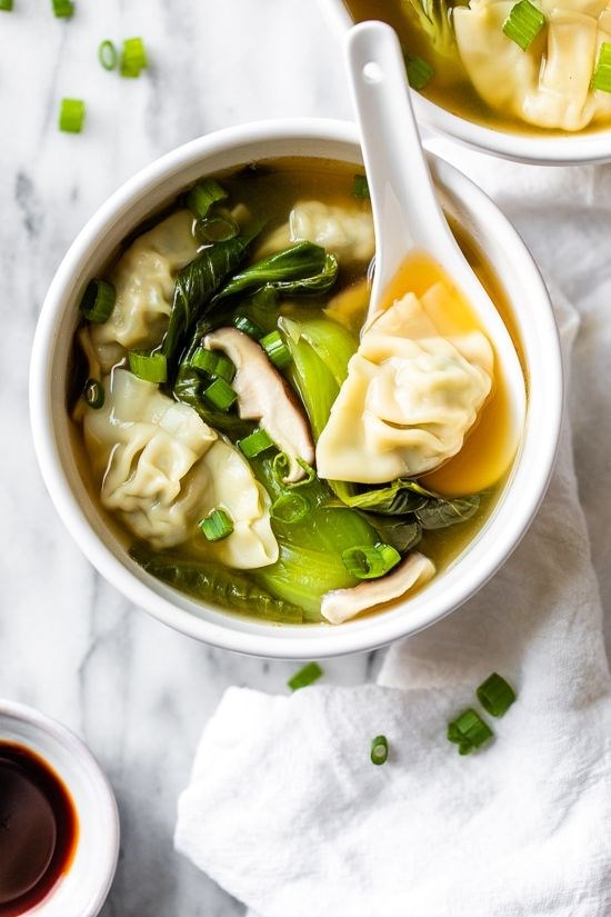 Easy wonton soup
