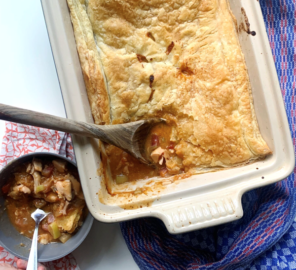 Eat-your-leftovers pot pie