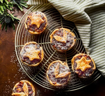 Ecclefechan tarts with grape molasses and brown butter