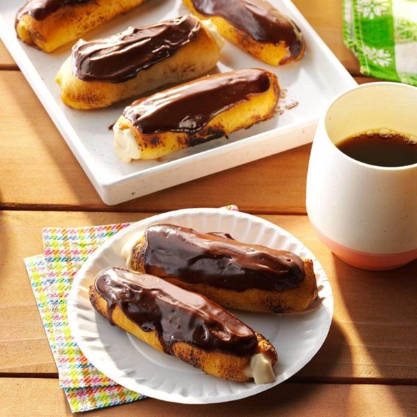 Eclairs on the grill