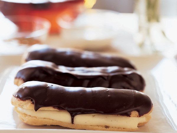 Éclairs or cream puffs