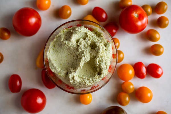 Edamame tofu dip