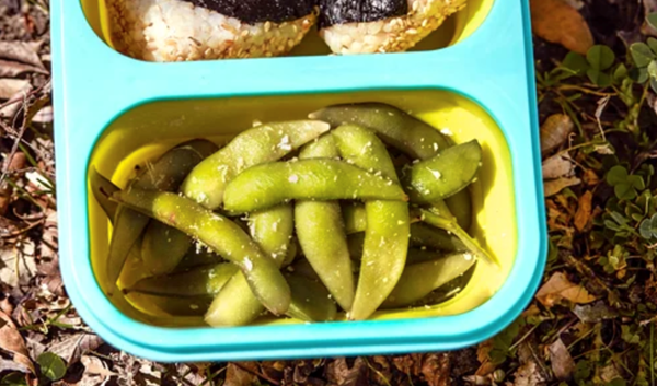Edamame with ginger salt