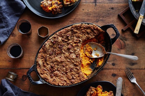 Edna Lews & Scott Peacock's sweet potato casserole