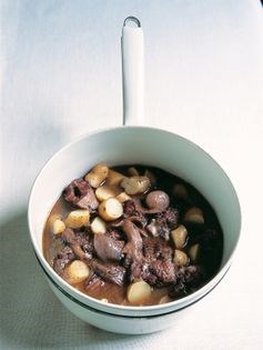 Eel stew (Matelote d'anguille)