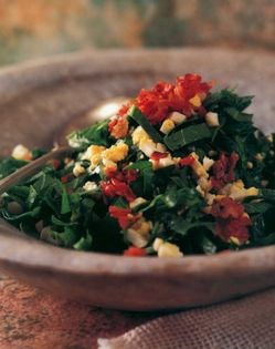 Egg and bacon salad