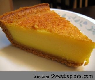 Egg custard pie