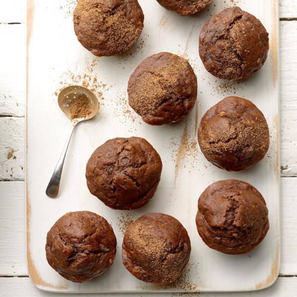  Egg-free double chocolate banana muffins