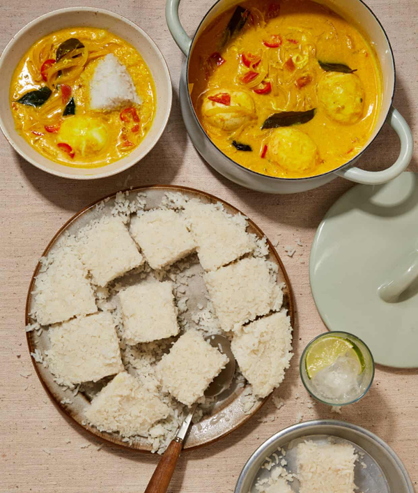 Egg kiri hodi with kiribath