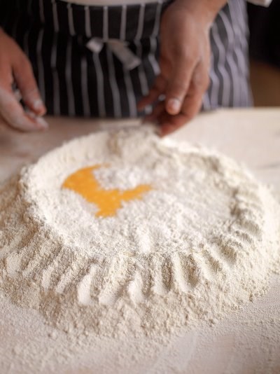 Egg pasta dough
