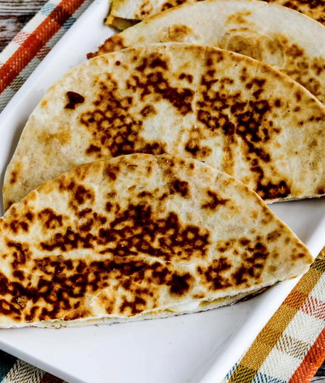 Egg salad breakfast quesadillas