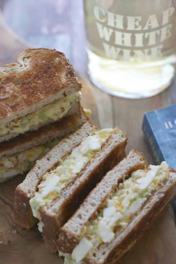 Egg salad sandwiches