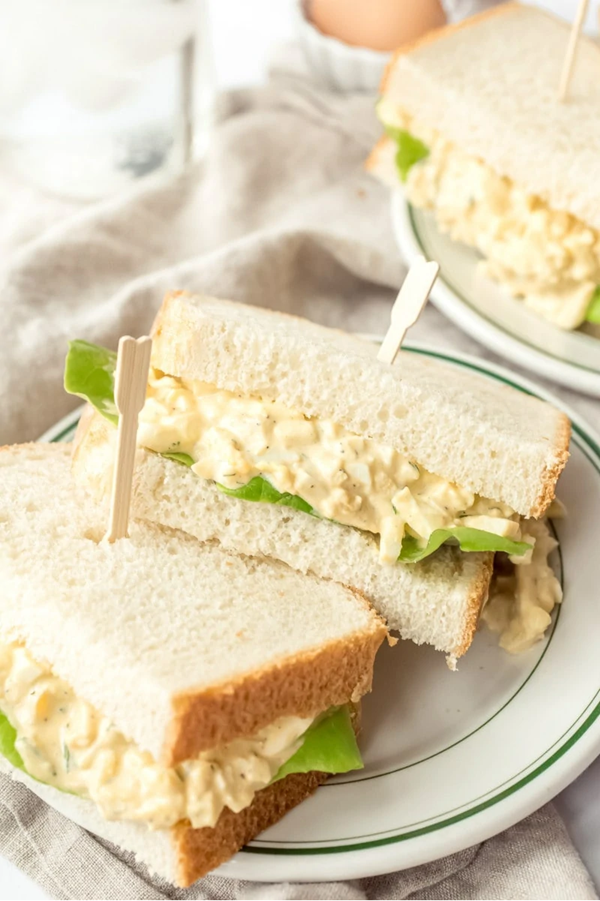 Egg salad sandwiches