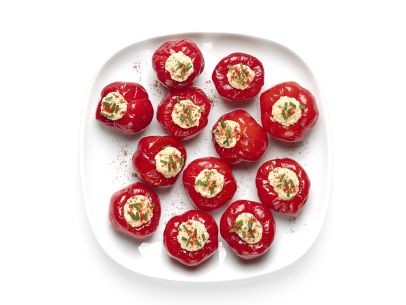 Egg salad-stuffed peppadews