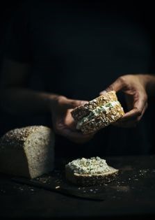 Egg salad with toasted coriander