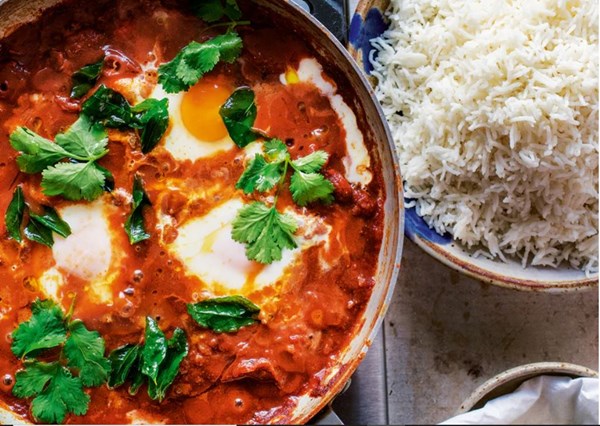 Egg sambal "shakshuka"