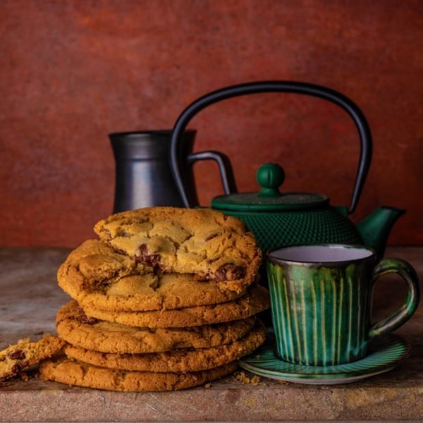 Egg yolk chocolate chip cookies