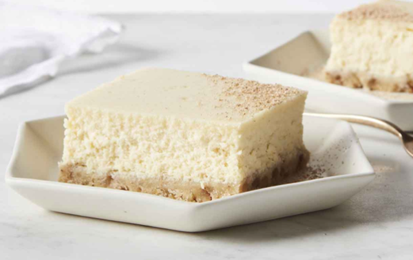 Eggnog cheesecake