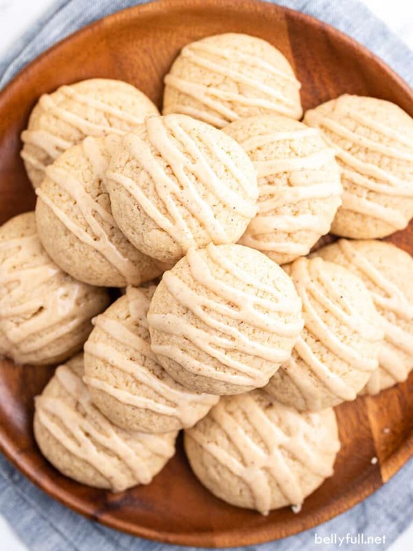 Eggnog cookies