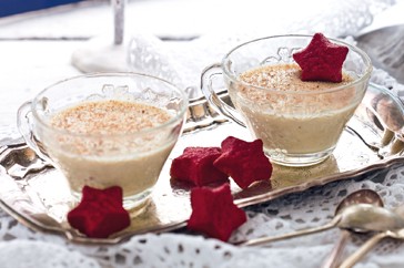 Eggnog creams