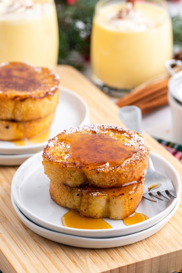 Eggnog French toast