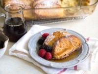 Eggnog French toast casserole