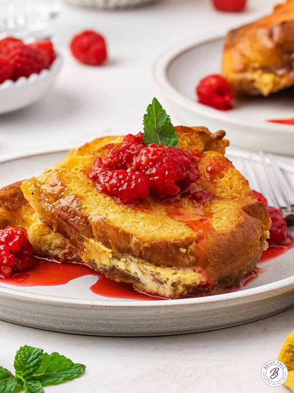 Eggnog French toast casserole