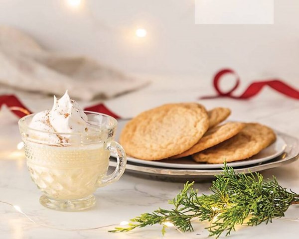 Eggnog snickerdoodles